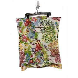 Pottery Barn Colorful Floral Print Pillowcases Paint by Numbers Standard Size